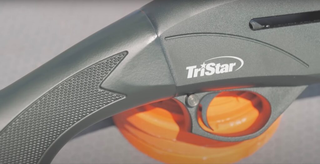 Shotgun handle with Tristar logo